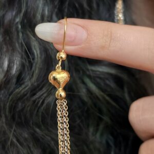 گوشواره آویز قلب